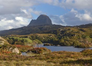 Suilven from Loch Druim Suardalain