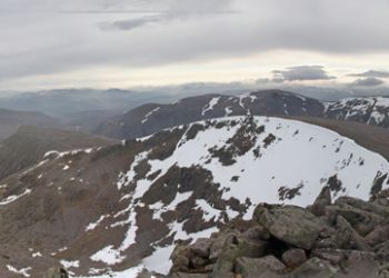 Carn aâ€™Mhaim, Glen Dee, The Devilâ€™s Point from Cairn Toul
