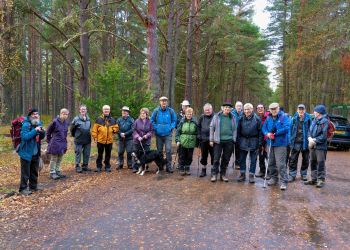 The President's Walk: Sunday 6th November (photo by Norman McNab)
